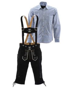 Lederhosen-set-zwart-blauw